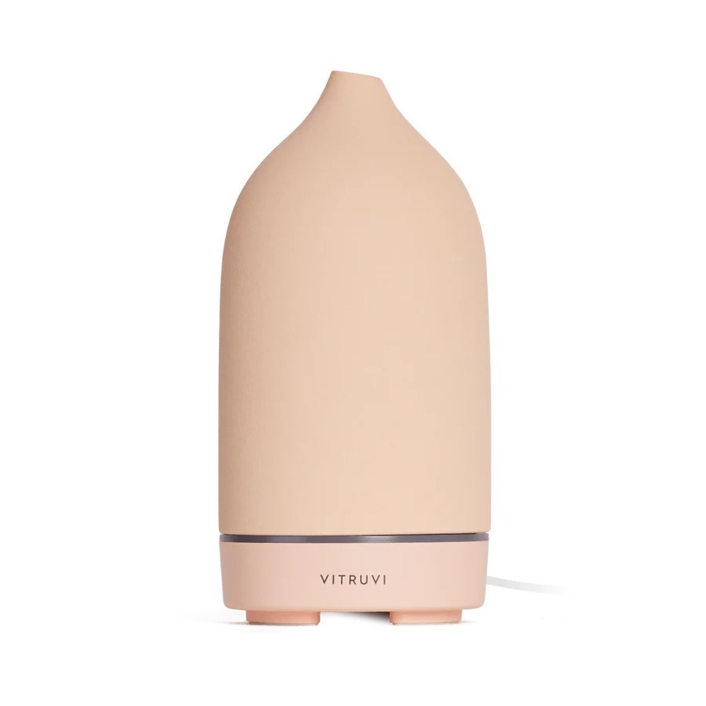 Vitruvi_Stone, Essential Oil Diffuser, Blush